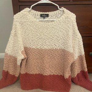Lulus popcorn multicolor sweater